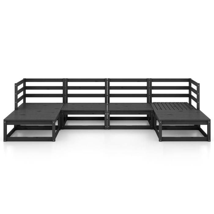 VidaXL Garden Lounge Set 6 Pcs Outdoor Furniture Patio Furniture Set Garden Furniture Patio Furniture Wood 3076068