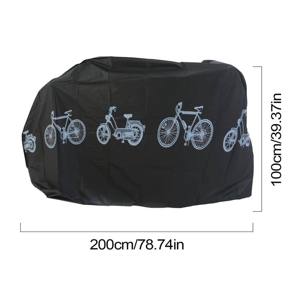 Bike Cover Weatherproof Dustproof UV Protection Cycle Tarp Bicycle Rain Cover for Mountain Road Electric Cycles Cruiser Scooter