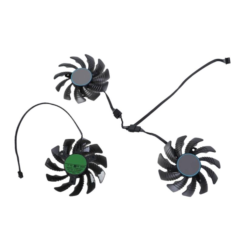 75mm 12V 4Pin Graphics Card Cooling Fan for 3060Ti 3070 3070Ti RTX3070 Coolers VGA Fan as Fan Replacement CF9010U12D 1