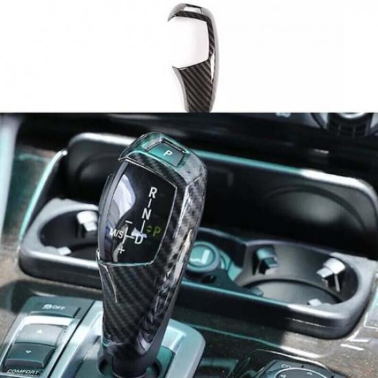 Gear Shift For BMW F20 F21 F22 F23 Knob Cover Carbon Fiber Inner Central Console