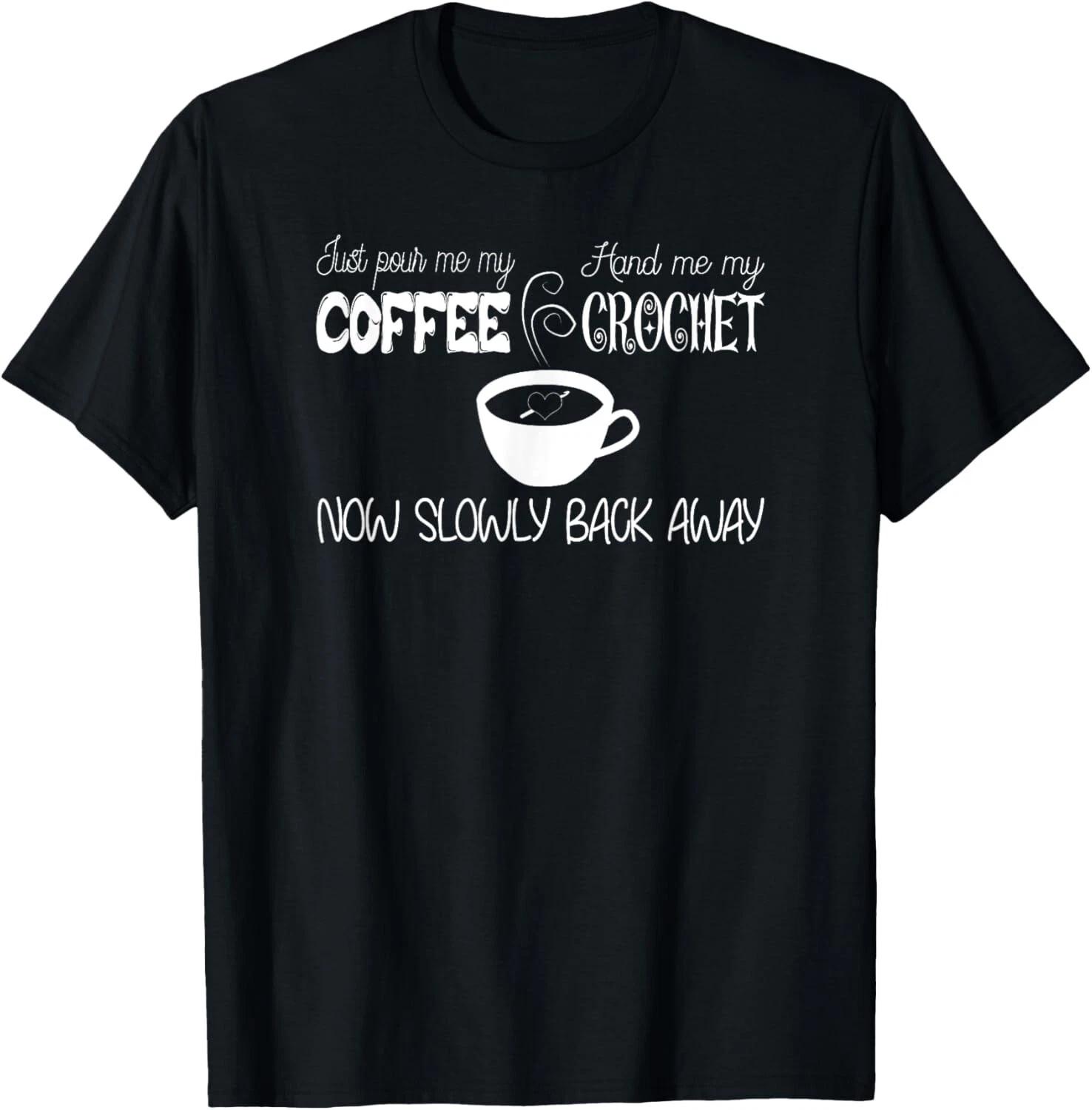 Funny Love Coffee _ Crochet Tee Gift Unisex T-Shirt 4XL