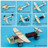 Kids Wooden Puzzles Airplane Helicopter Students   Model Glider Kit
