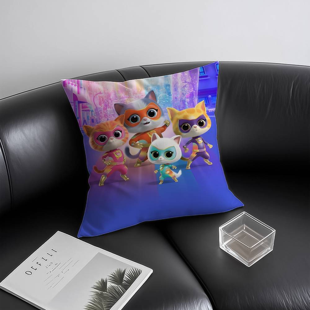 

Милая мультяшная наволочка S-SuperKitties, защита от пылевых клещей, невидимая молния, для дивана-кровати 12x12Inch