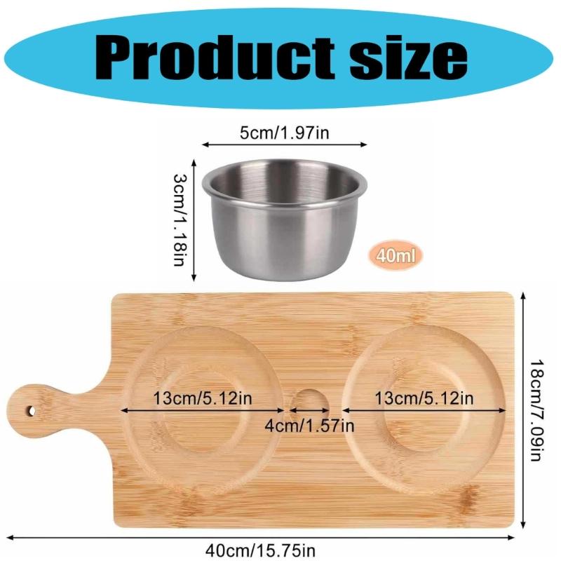 Professional Margarita Salt Edge Set With Smooth Outside Easy To Clean Stackable Design For Home Bar Restaurant Use