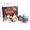 4PC Christmas Aromatherapy Candle Gift Set Christmas Themed Aromatherapy Candle Thanksgiving Gift Party Decoration Props
