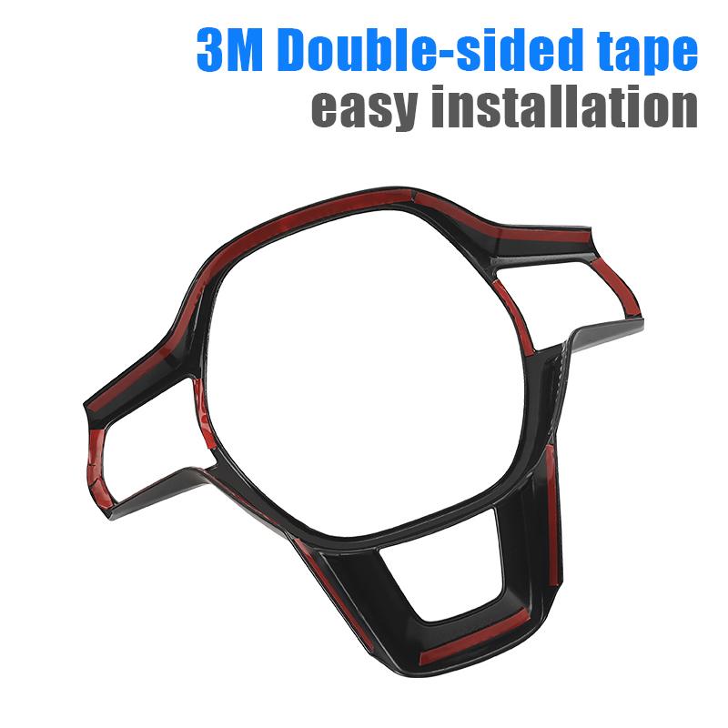 For Honda Civic 11th Gen    2024 2025 Hybrid ABS Car Steering Wheel Button Cover Frame Trim Sticker Accessories