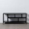 TV Furniture 120 X 32 X 55 Cm Black Steel