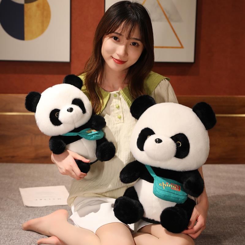 Panda Jucărie de Pluș Păpușă Panda Uriașă Drăguță Păpușă de Cârpă Pernă Decorativă Păpușă pentru Mașină de Prindere Pentru Prietenă