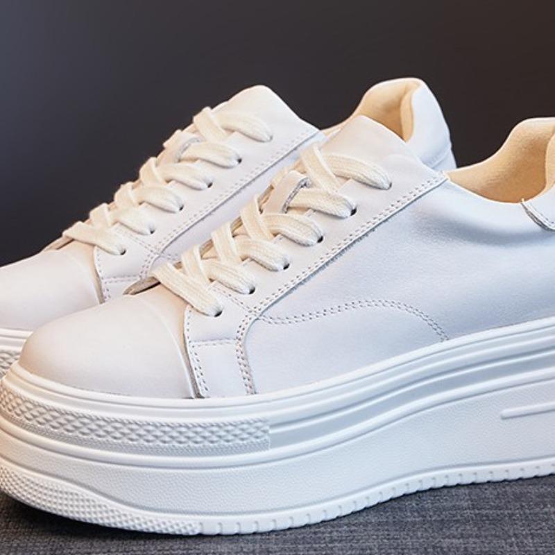 Women's Shoes New Thicksoled Heightening Cm Small White Shoes Women's Spot Student Muffin Shoes Women's Casual Single Shoes Women