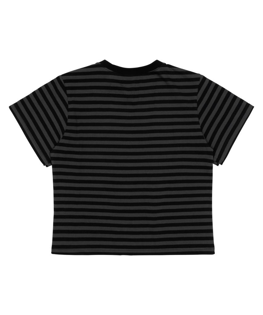 THE COLDEST MOMENT Tcm Starfish Stripe T (Black)