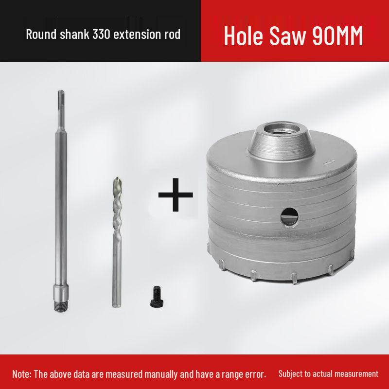 Electric Impact Drill Bit for Cement and Brick Walls - Dry Drilling Opener for Air Conditioner and Water Pipe Installations