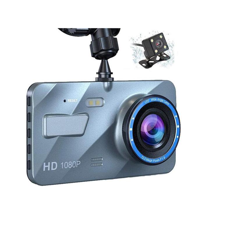 4 Inch LCD Screen Dash Cam 1080P FHD DVR Car Driving Recorder 170° Wideangle MultiFunctionality for All Car Models
