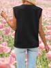 Gilet in Maglia da Donna con Scollo a V, Bottoni, Senza Maniche, Cardigan Casual, Capo d'Abbigliamento Esterno