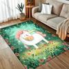 3D Cartoon Cute Unicorn Print Carpet Living Room Bedroom Bedside Modern Home Decor Kids Room Area Rug Sofa Floor Mat Luxury Gift