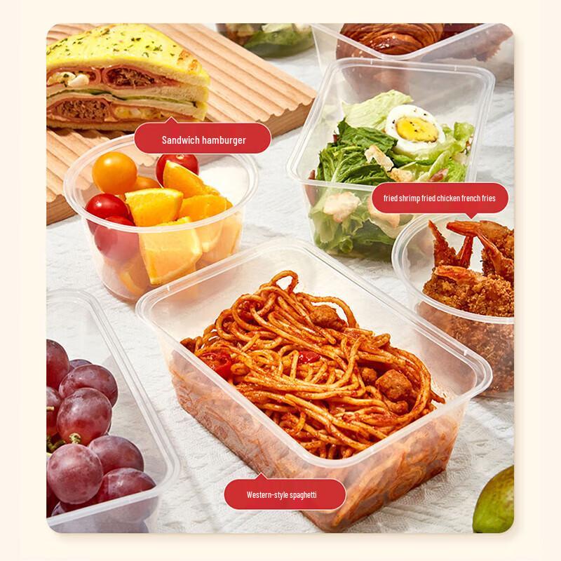 Disposable Single Compartment Lunch Box