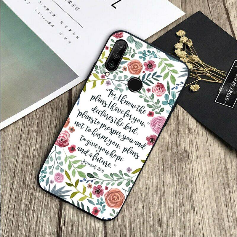 Bible Verse Jesus Christ Christian For Huawei Nova 11 9 10 SE Y70 Y60 Y90 Y61 Y91 Y73 Y72 12i 11i 8i P30 P40 Lite P60 Pro Case