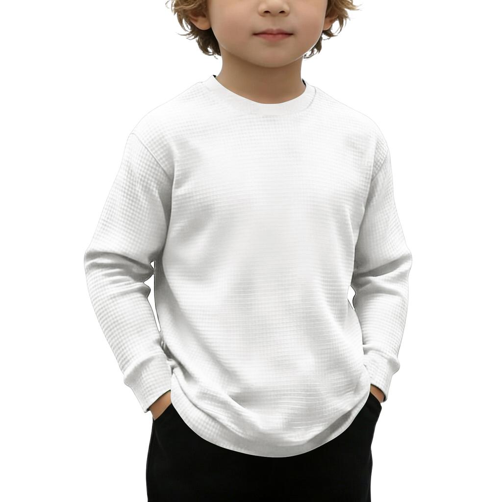 Children's Printed Long Sleeve O-Neck Top Daily Casual T-shirt