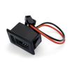 Lamp Charging Socket with Cable Connectors USB Female Base Type C Double Layer Socket 2 Port Adapter for LED Light Toys