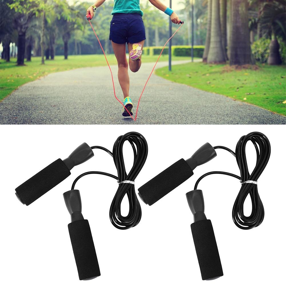 2Pcs   Speed Skipping Rope Fitness Exercise Training Tools for Adult Students