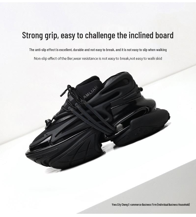 Europejskie Modne Sneakersy w Kształcie Statku Kosmicznego: Buty Niche Bullet dla Mężczyzn i Kobiet