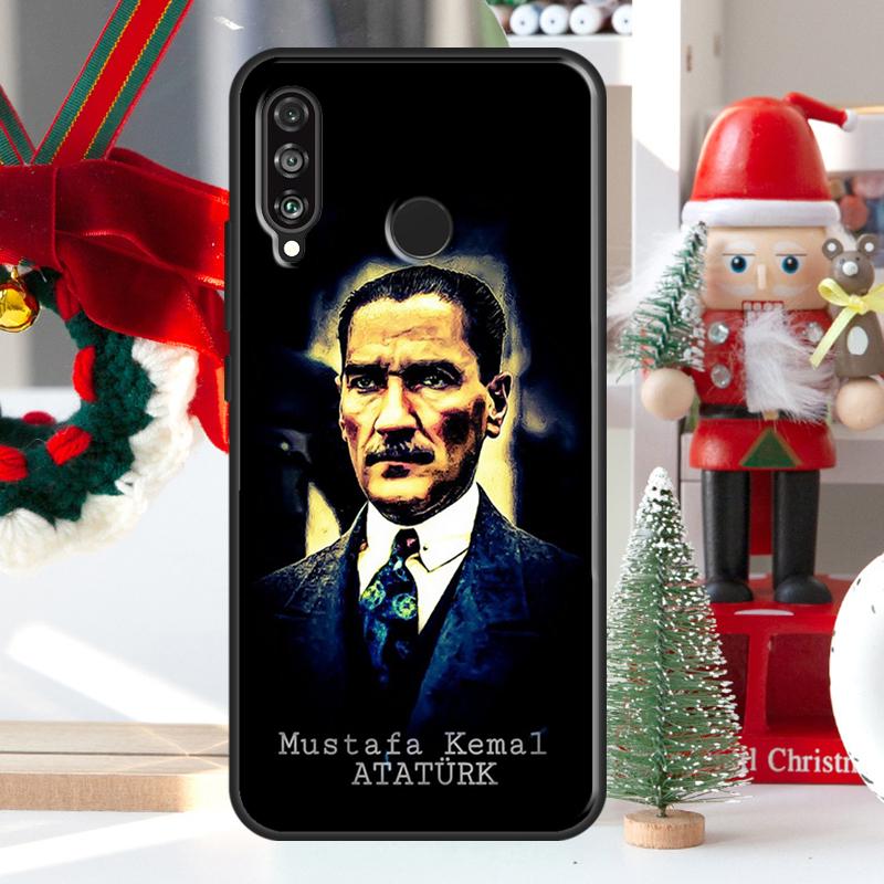 Turkey Mustafa Kemal Ataturk Case For Huawei P30 Lite P40 P50 P20 Pro P Smart 2021 Nova 5T Nova 9 Honor X9 X8 X7 50