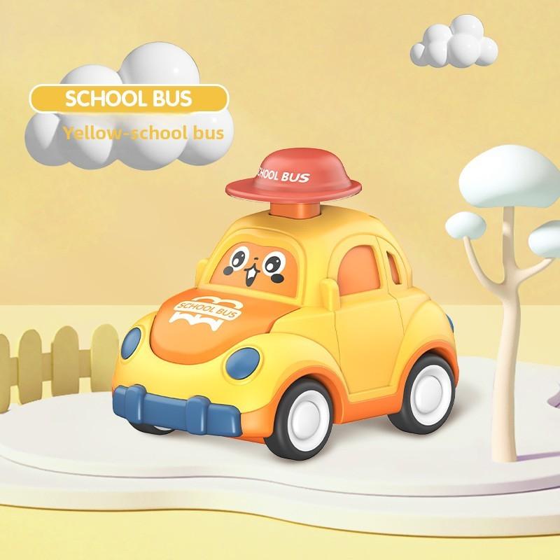 Kids Press And Release Toy Car With Plastic Material For Educational Play And Gift For Toddlers