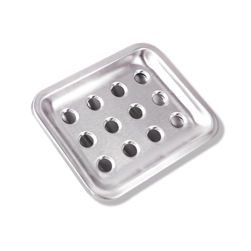 Leeseph Stainless Steel Soap Holder Soap Dish Tray Kitchen Bathroom Sink Countertops To Store Soap Sponges Scrubbers