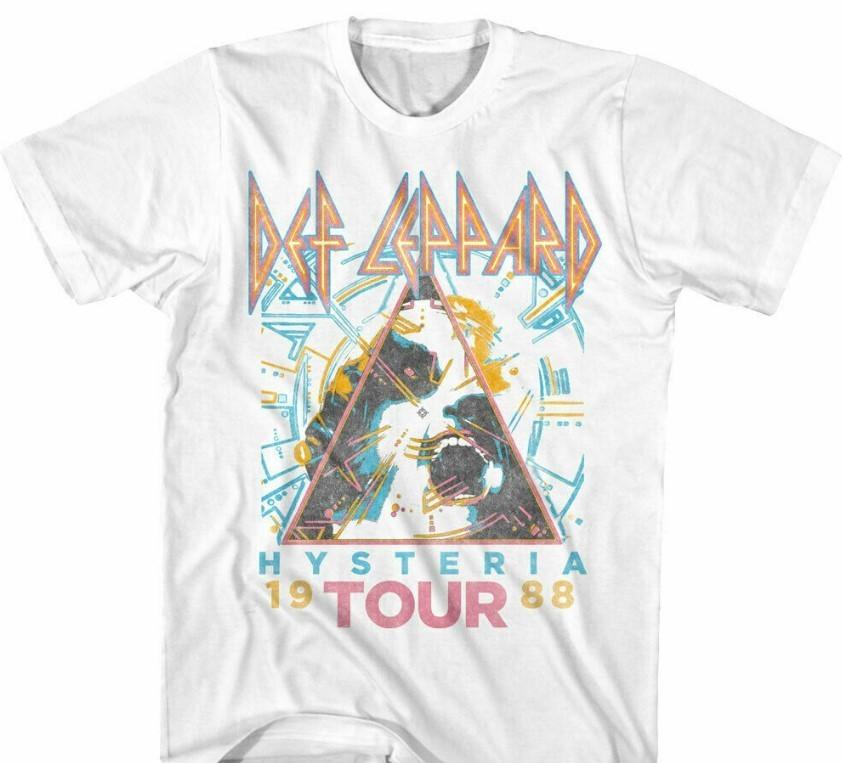 DEF LEPPARD - Hysteria  87 - T SHIRT S-2XL New Official Live Nation Merchandise Unisex T-Shirt XXL