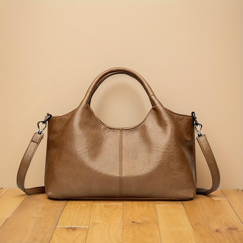 2025 Trendy Handbag, Fashionable Women's Shoulder Bag, Gift for Mom, Casual Crossbody Bag, Versatile Shopping Bag with Zip Closure