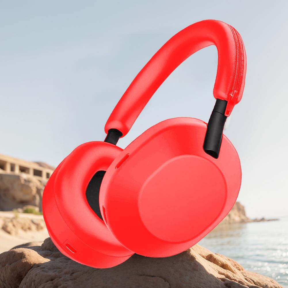 3Pcs Silicone Headphone Cover Anti-Fall Replacement Headphone Pads Wear Resist Headphone Ear Cushion for Sony WH-1000XM6 Headset