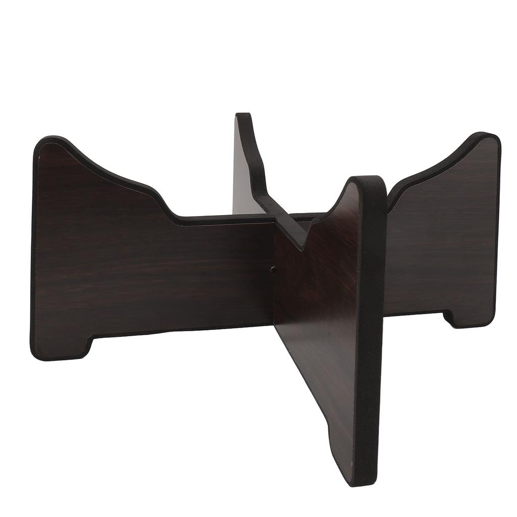 Tongue Drum Bracket Rosewood and Sponge Detachable Portable Hand Pan Drum Display Holder