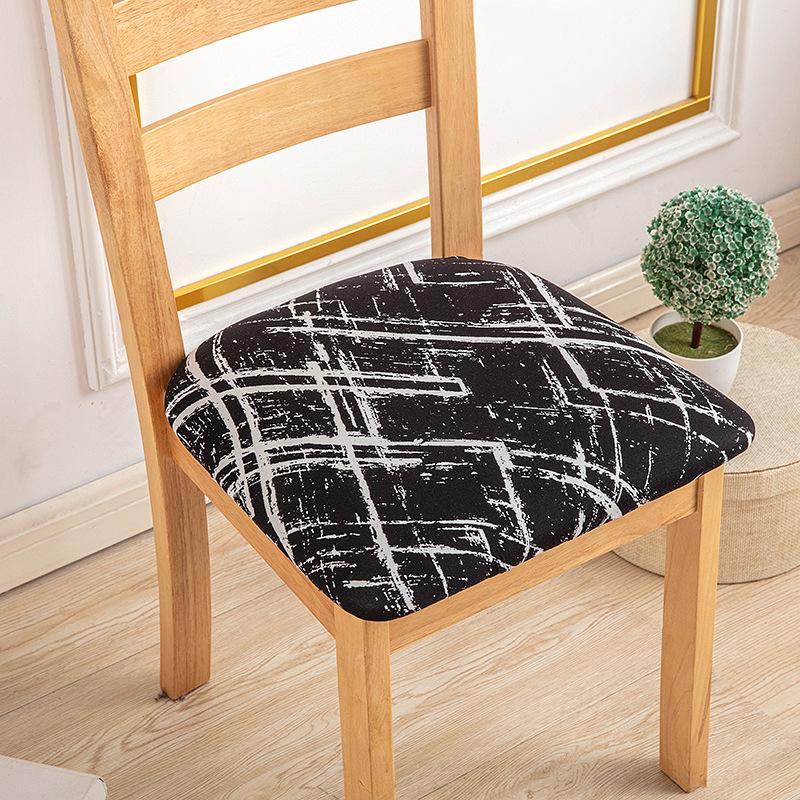 160G Printed Elastic Hotel Household Chair Cover Amazon Anti-Fouling Cushion Cover Chair Cushion Cover