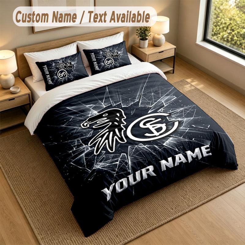 Bedding Set 1 Duvet Cover 2 Pillowcases SC Freiburg FC Print Soft Bed Linen Bedroom Decor