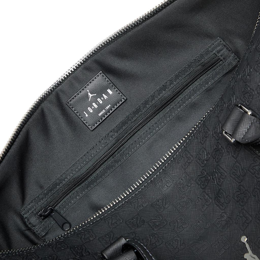 Jordan Jam Letter Print Polyester Travel Bag Unisex Bags Black LM0987-G0T