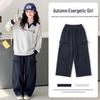 Moonkids Girls' Autumn Casual Pullover and Pants Set