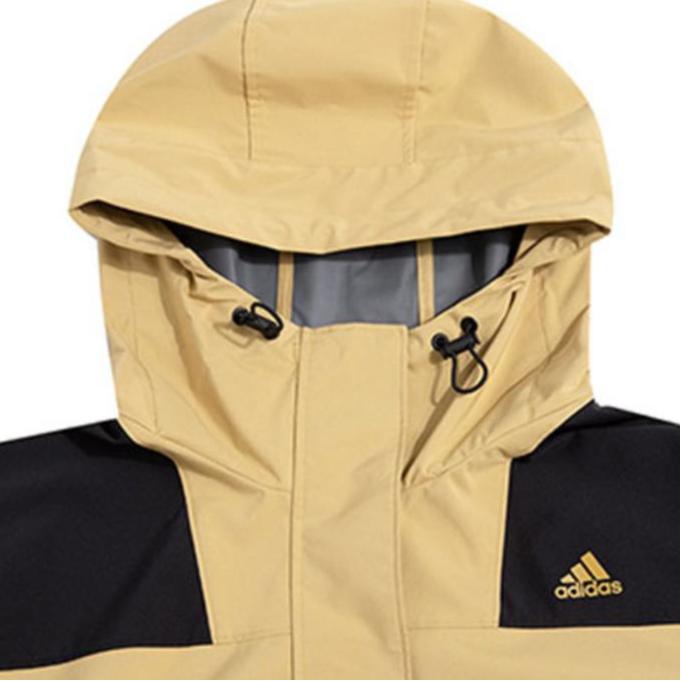 Adidas FW22 Design Logo Printed Hooded Jacket Women Jackets Multicolor HM2817