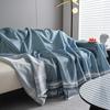 Modrý ledový hedvábný potah na pohovku Látkový letní podsedák na léto Jednoduché moderní cool pohovka ručník proti poškrábání potah na pohovku 