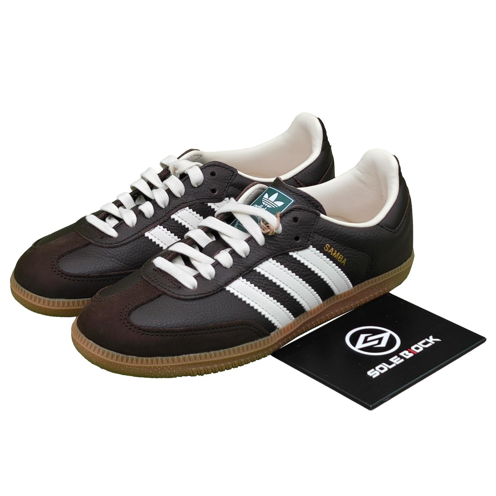 Adidas Samba OG Dark Brown Off White Gum JR0891 Unisex 36.5