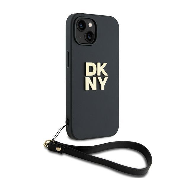 Dkny Dkhcp15Mpbswsk Iphone 15 Plus6.7 Czarny/Black Hardcase Wrist Strap Stock Logo