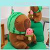 Watermelon Capybara Plush Toy Animal Cartoon Stuffed Doll Gift For Kids