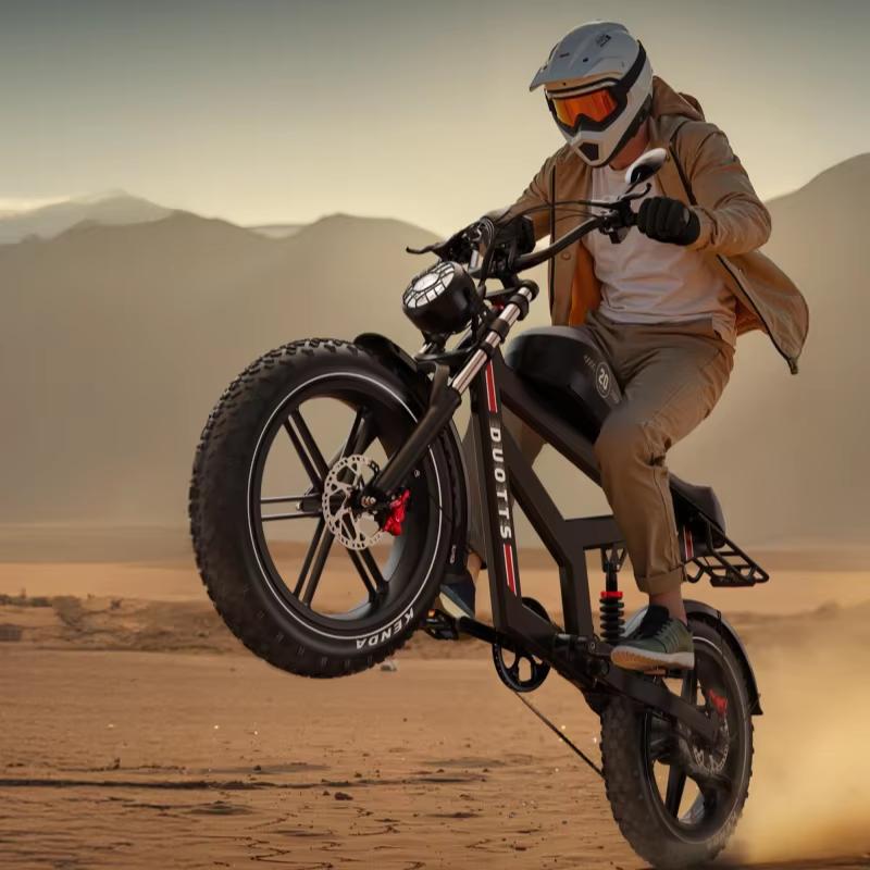 DUOTTS F20 Elektrofahrrad für Erwachsene Spitzenleistung 1000W E-Bike 52V 27AH 20 Zoll Fettreifen Elektrofahrrad mit Scheinwerfer und Rücklicht
