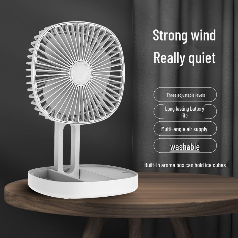 Portable USB Folding Fan for Travel, Outdoor, and Home Use