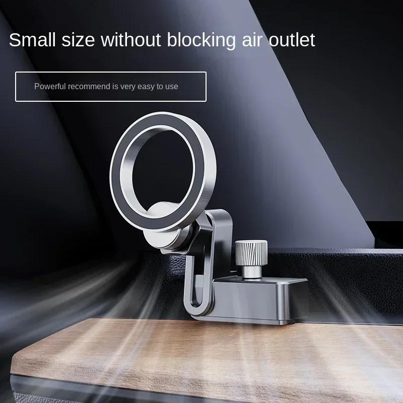 Car Phone Mount for Tesla Model 3 Y Magnetic Phone Holder Mobile Support Stand Compatible with Magsafe Charging