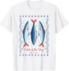 Retro Sardines Tinned Fish Fisherman Aesthetic Summer T-Shirt
