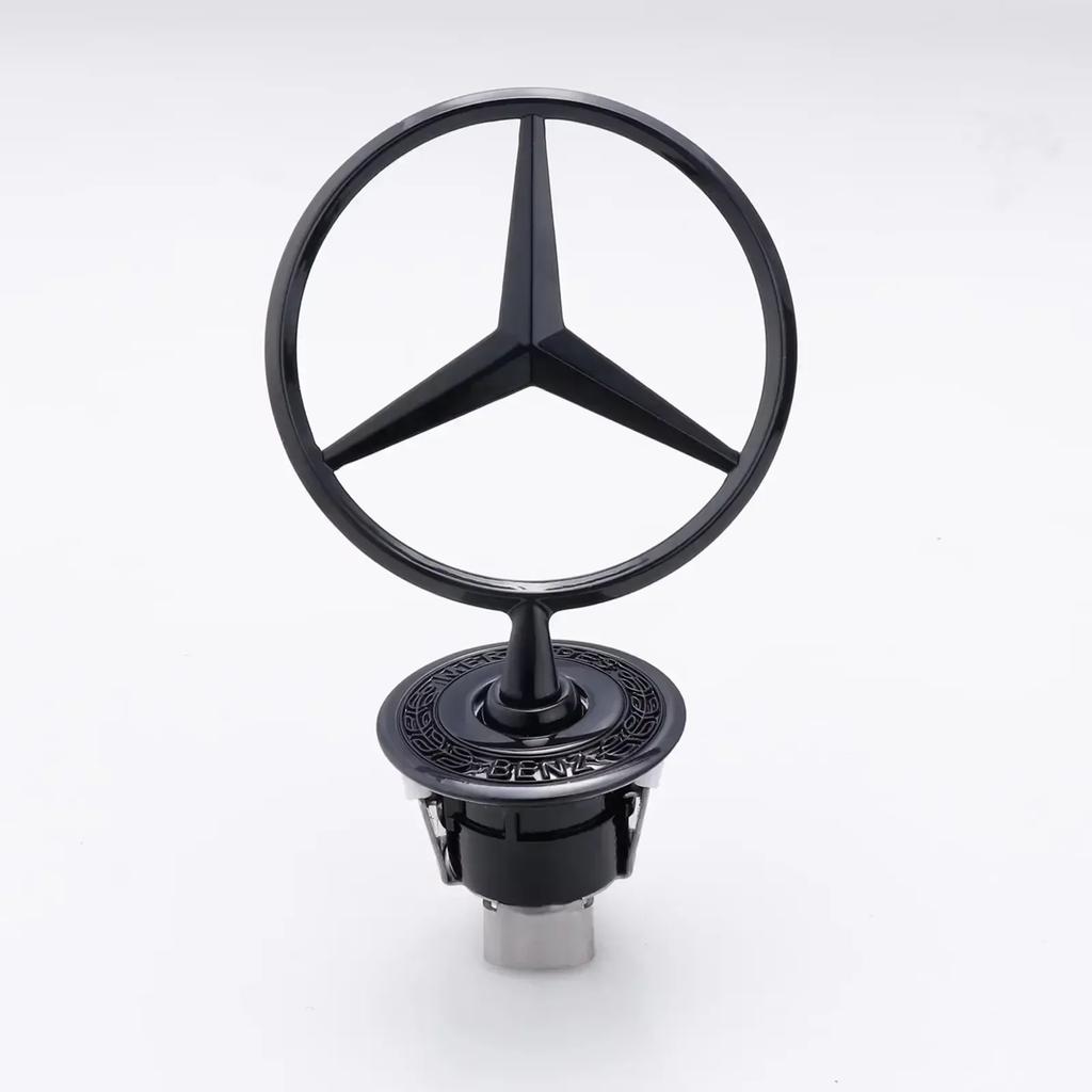 Autoaufkleber C200 E300 Heiß 2026 Für Benz 1 Stück Mercedes Benz Auto Motorhauben Logo Emblem Zinklegierung Abzeichen Für W204 W220 C180 C200