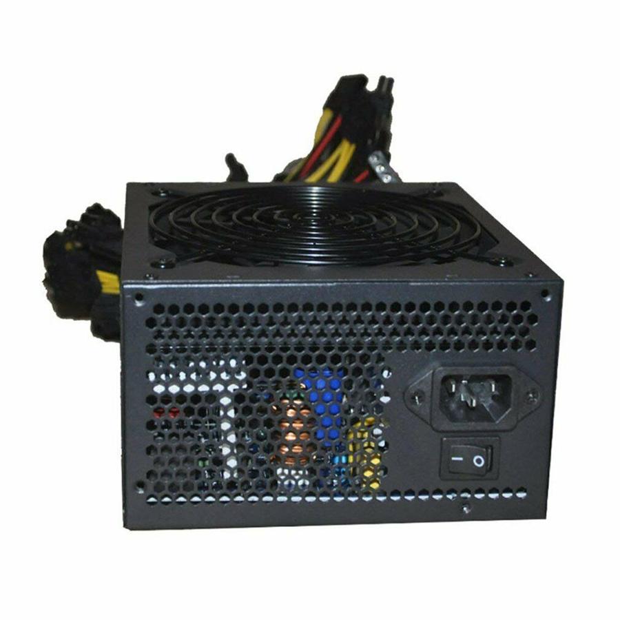 95% Efficiency 2400W ATX 12V for ETH Bitcoin Miner Ethereum Mining Power Supply PC 8 Graphics Cards