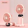 N15 Portable Rechargeable Mini Fan: Handheld, Foldable, Neck-Hanging, USB, Desktop Display.
