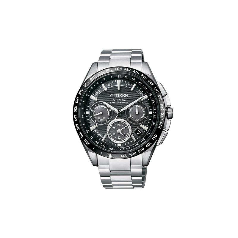 

CITIZEN Eco-Drive Series Satellite GPS Time Watch Eco-Drive Titanium Alloy Photo-Energy Quartz Titanium Metal Strap Men s Watch Black Dial CC9015-54E чорний