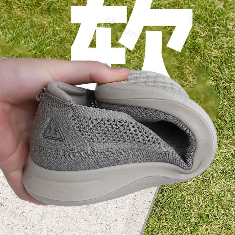 Men's Casual Shoes New 2025 Summer Breathable Walking Sports Shoes Anti-slip Wear-resistant Soft-soled Comfortable Casual Shoes