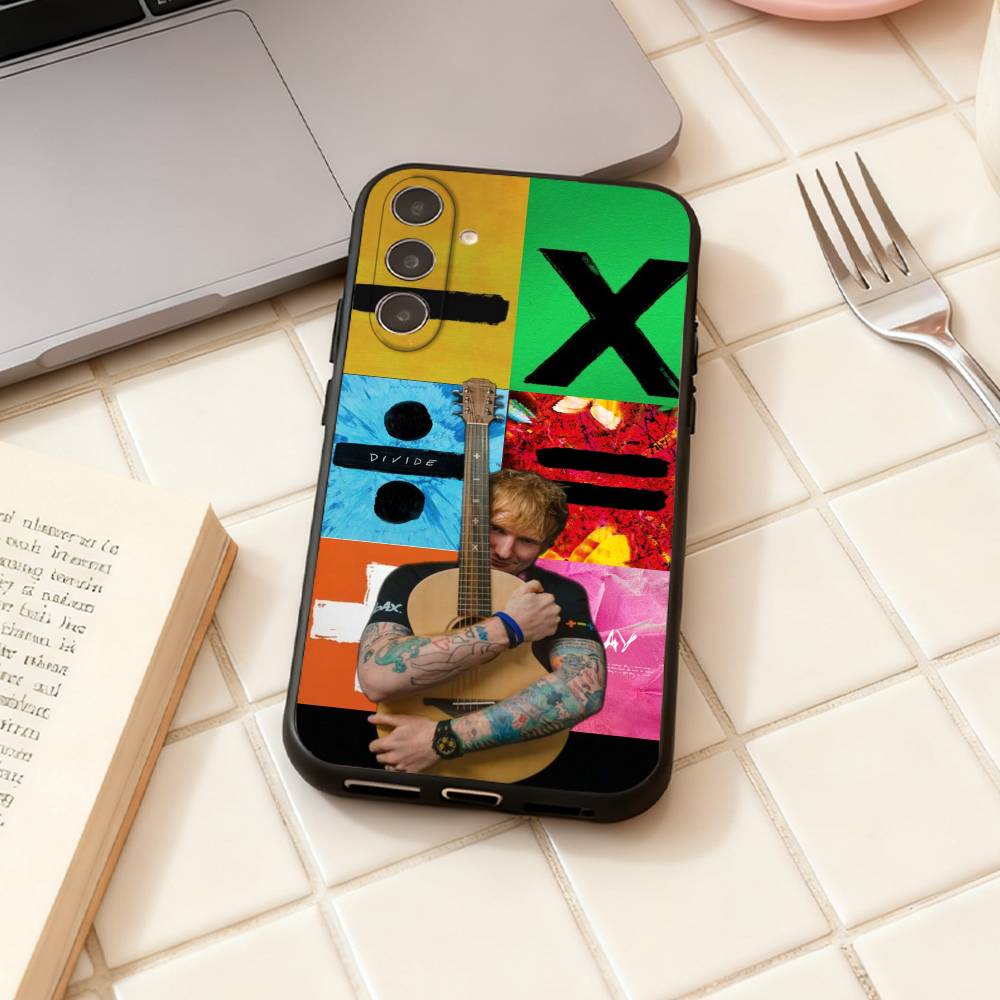 

Singer E-Ed Sheeran phone Case For Samsung Galaxy A73,A72,A71,A70,A53,A52,A51,Others Soft Black Shell Samsung a30 a20